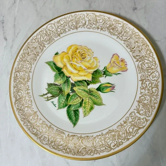 The Edward Marshal Boehm Rose
"The Piece Rose" Collection Plate limited edition - Picture 2 of 5